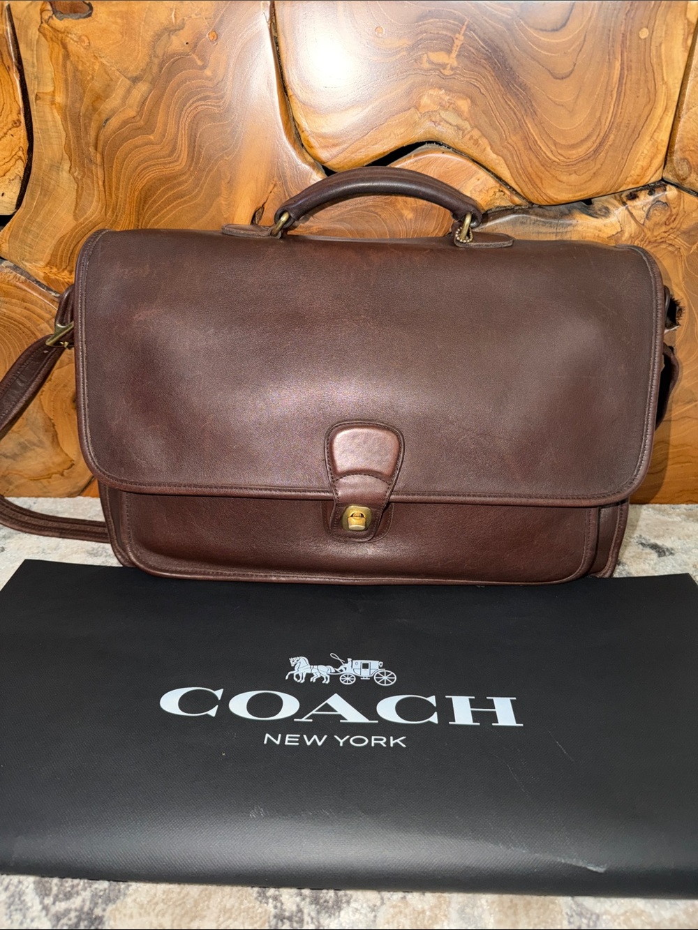Vintage Coach Metropolitan Bag